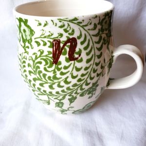 Anthropologie "N" Mug